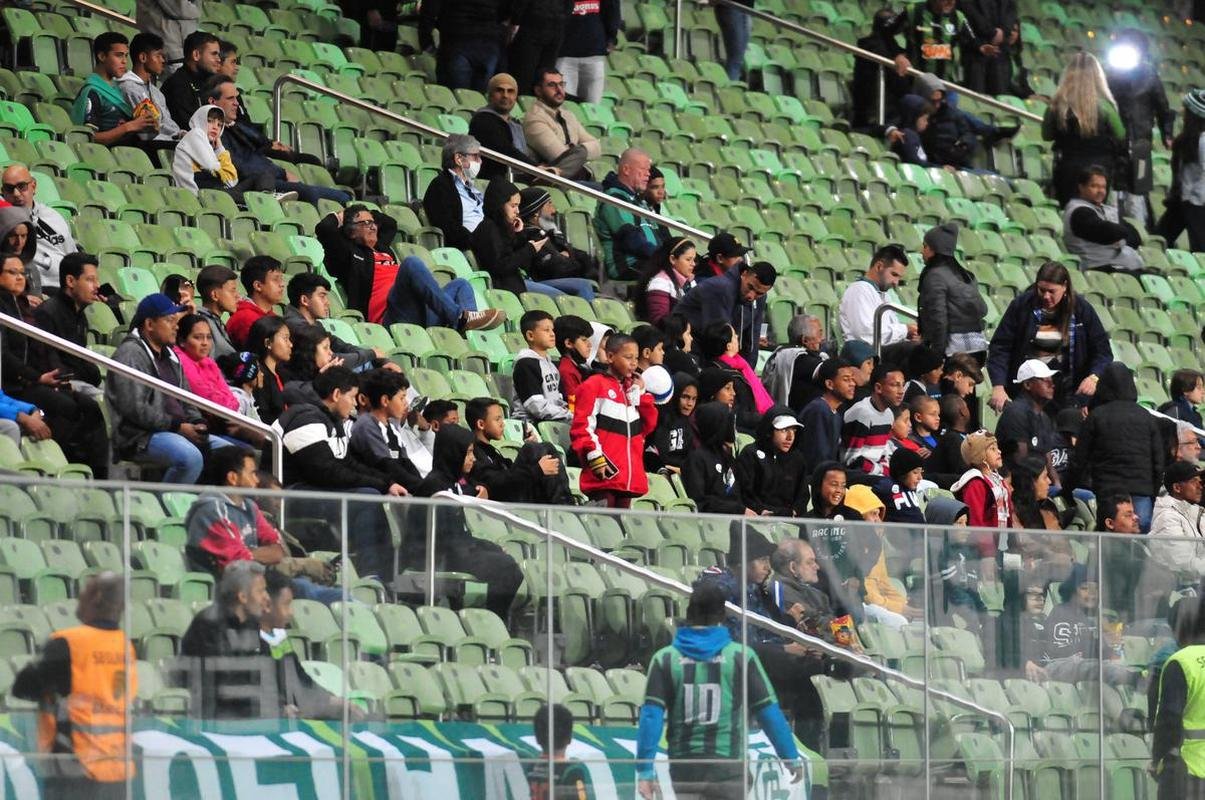 Fotos da torcida do Amrica na partida contra o Botafogo, no Independncia, pela stima rodada do Campeonato Brasileiro