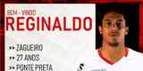 O Botafogo-SP anunciou a contratação do zagueiro Reginaldo, que estava na Ponte Preta