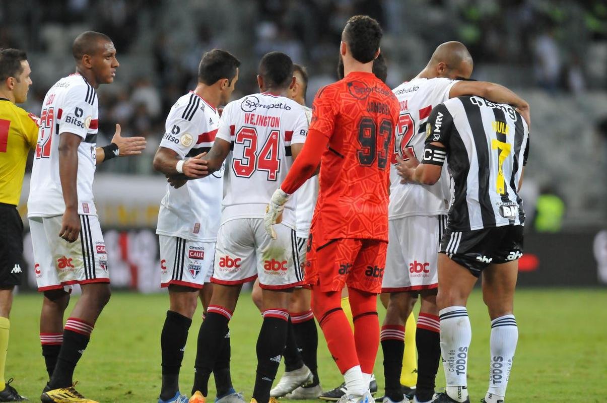 Fotos do jogo entre Atltico e So Paulo, no Mineiro, em Belo Horizonte, pela 16 rodada do Campeonato Brasileiro (10/7/2022)