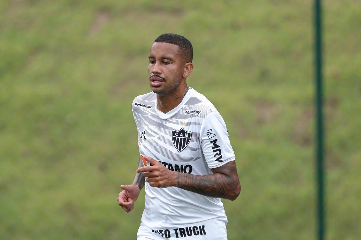 Treino do Atltico nesta tera-feira, 9 de maro de 2021