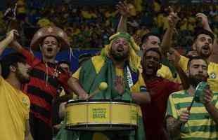 Veja fotos do jogo da Seleo Brasileira pela Copa Amrica, em Salvador