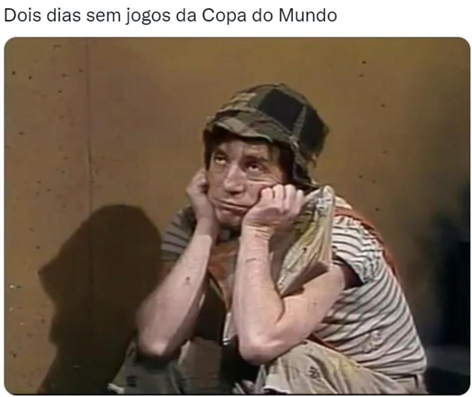 Internet cria memes para brincar com a ausncia de jogos da Copa do Mundo nesta quarta-feira (7/12)