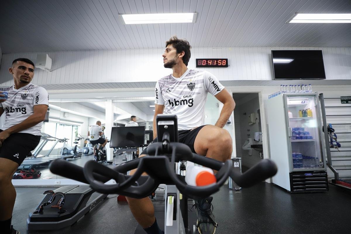 Atltico inicia preparao para enfrentar o Vasco; veja fotos