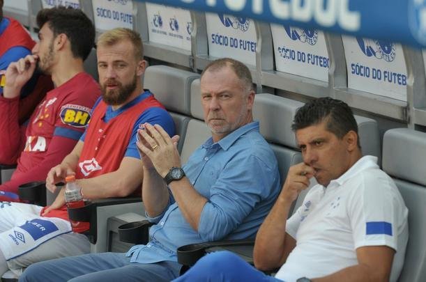 Fotos do jogo entre Cruzeiro e So Paulo