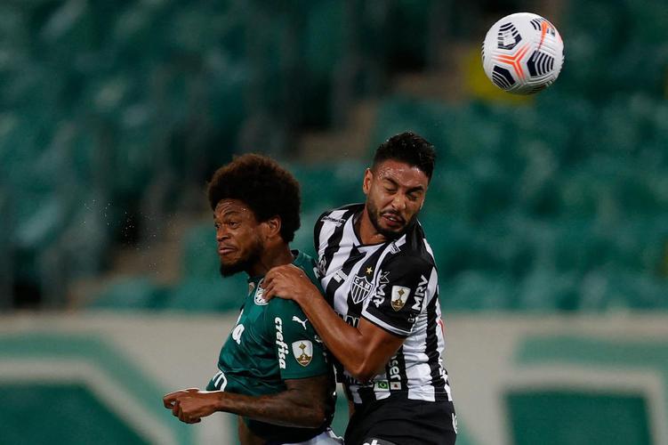 Fotos do jogo de ida da semifinal da Copa Libertadores de 2021, entre Palmeiras e Atltico, no Allianz Parque, em So Paulo