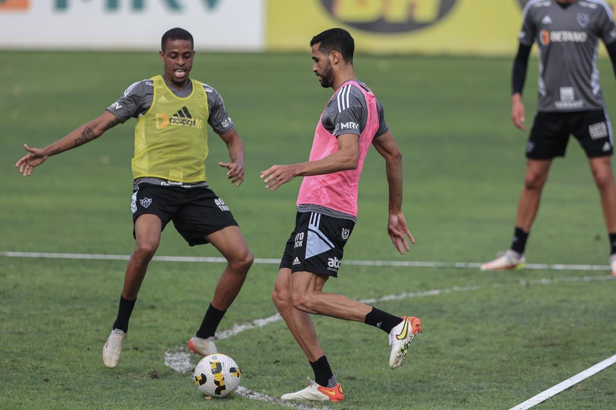 Fotos do treino do Atltico na Cidade do Galo