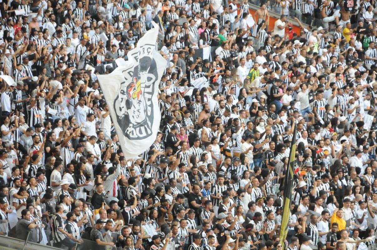 Fotos da torcida do Atltico na partida contra o Flamengo, no Mineiro, em Belo Horizonte, pela 13 rodada do Campeonato Brasileiro