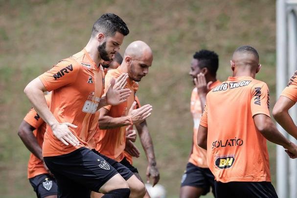 Fotos do último treino do Atlético antes da estreia de Sampaoli
