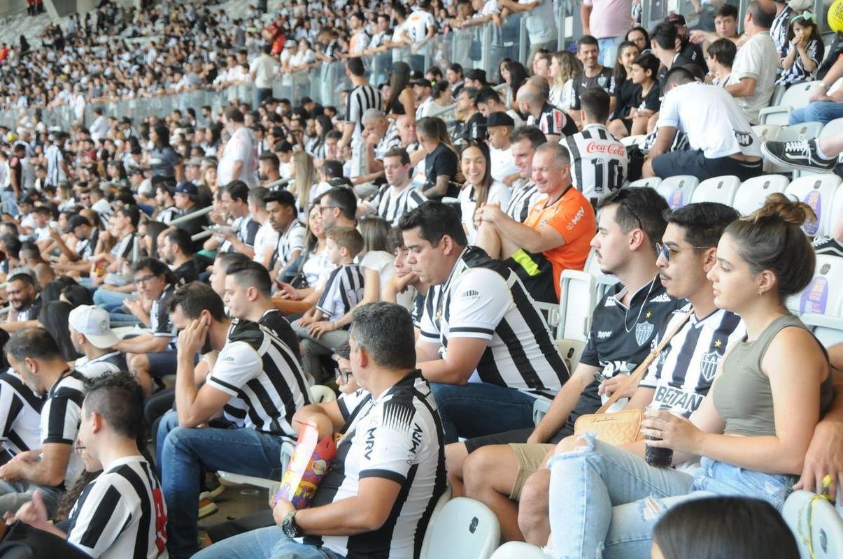 Fotos da torcida do Atltico na partida contra o Flamengo, no Mineiro, em Belo Horizonte, pela 13 rodada do Campeonato Brasileiro
