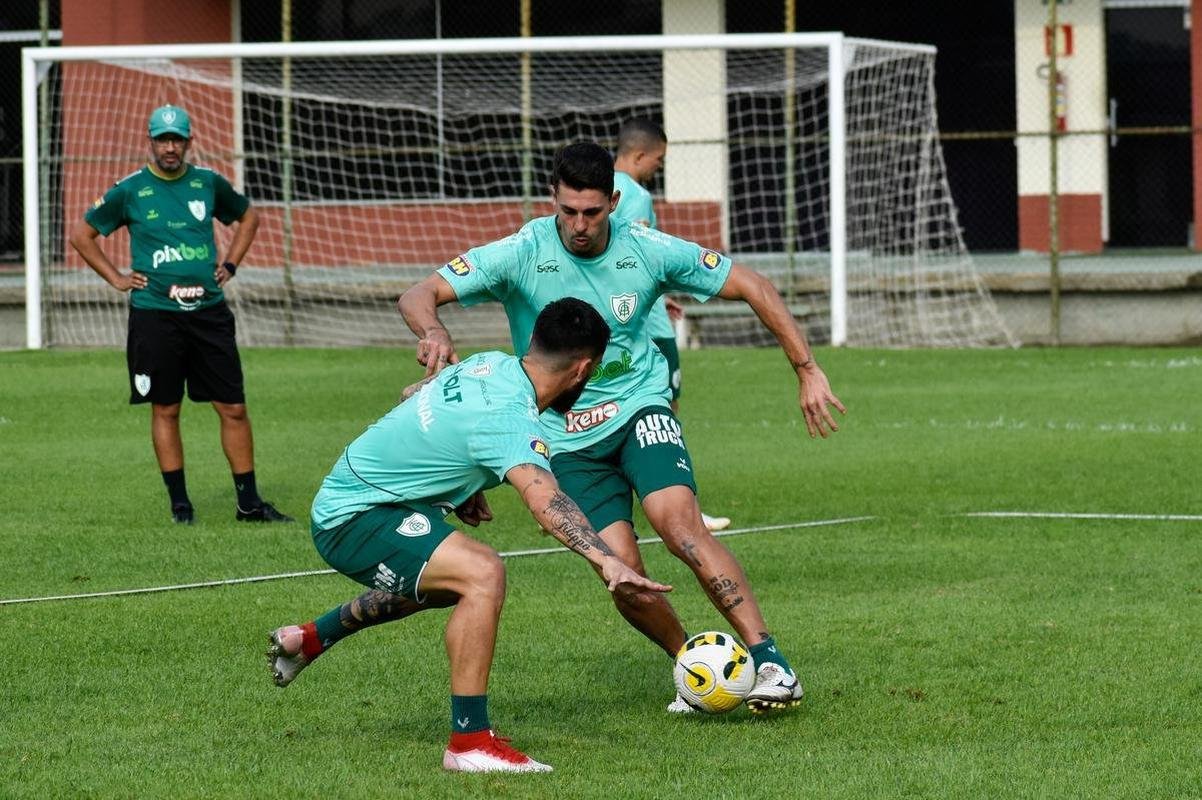 Amrica segue em preparao para enfrentar o Corinthians