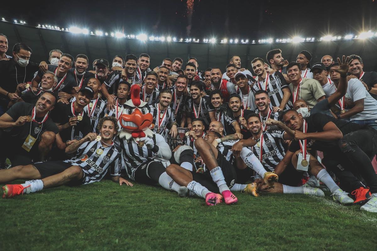 Fotos da festa do Atltico no Mineiro com a conquista do bicampeonato mineiro