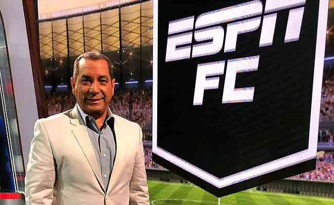 Zinho exaltou a torcida do Galo em comentário no ESPN FC: 