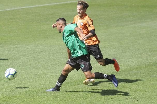 Fotos do jogo treino entre Atltico e Inter de Minas
