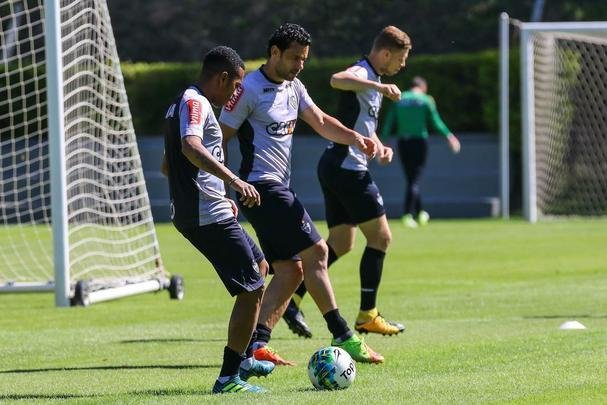 Fotos do treino do Galo antes de jogo pela Primeira Liga