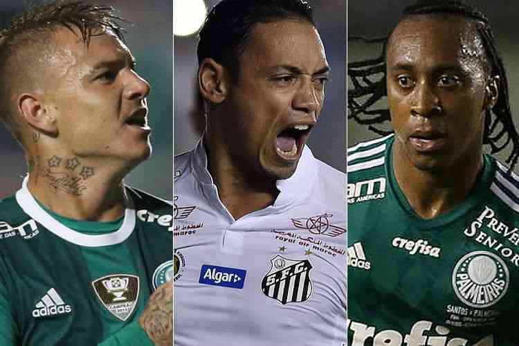 Cesar Greco/Divulgao/Palmeiras -  Ivan Storti/Divulgao/Santos