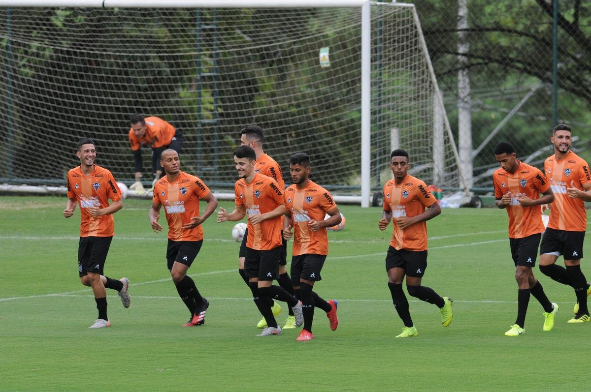 Fotos do Atltico nesta quinta-feira, na Cidade do Galo