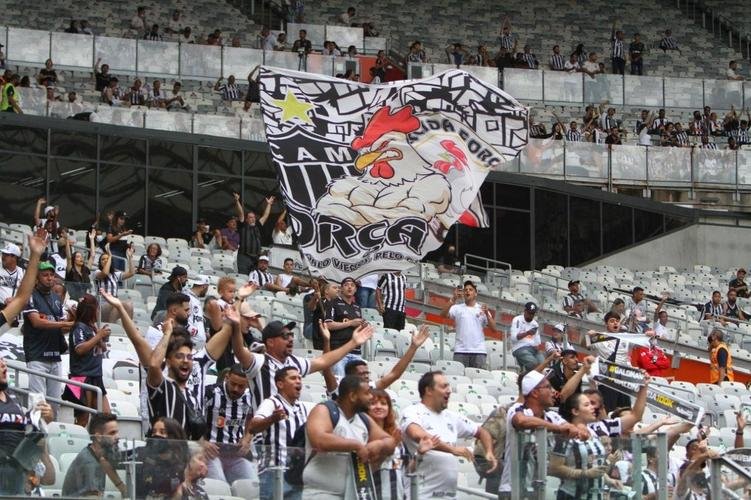 Fotos da torcida do Atltico no Mineiro durante a partida contra o Juventude pela 34 rodada do Campeonato Brasileiro
