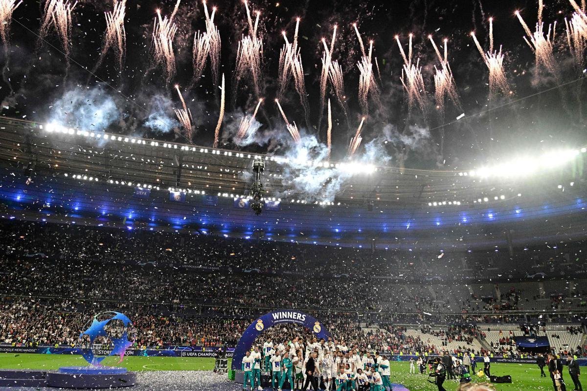 Imagens da festa do ttulo do Real Madrid