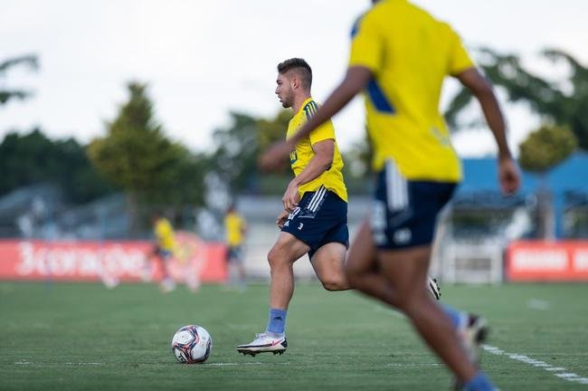 Fotos do treino do Cruzeiro nesta quinta-feira (6/5), na Toca da Raposa II