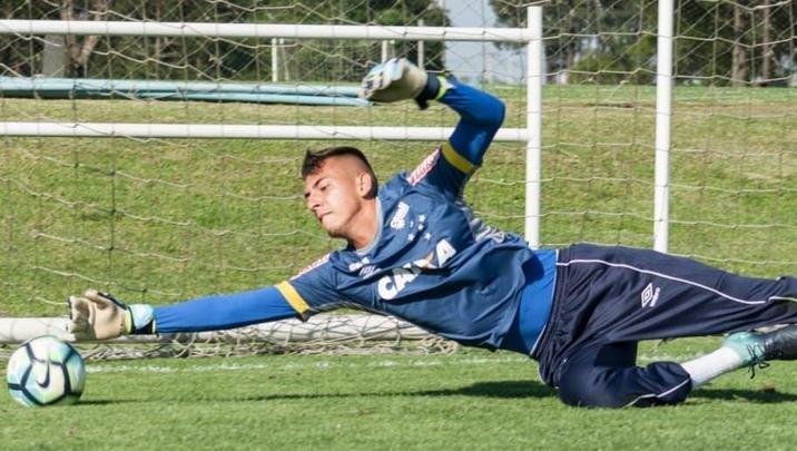 Vitor Eudes - goleiro do Cruzeiro - 21/10/1998
