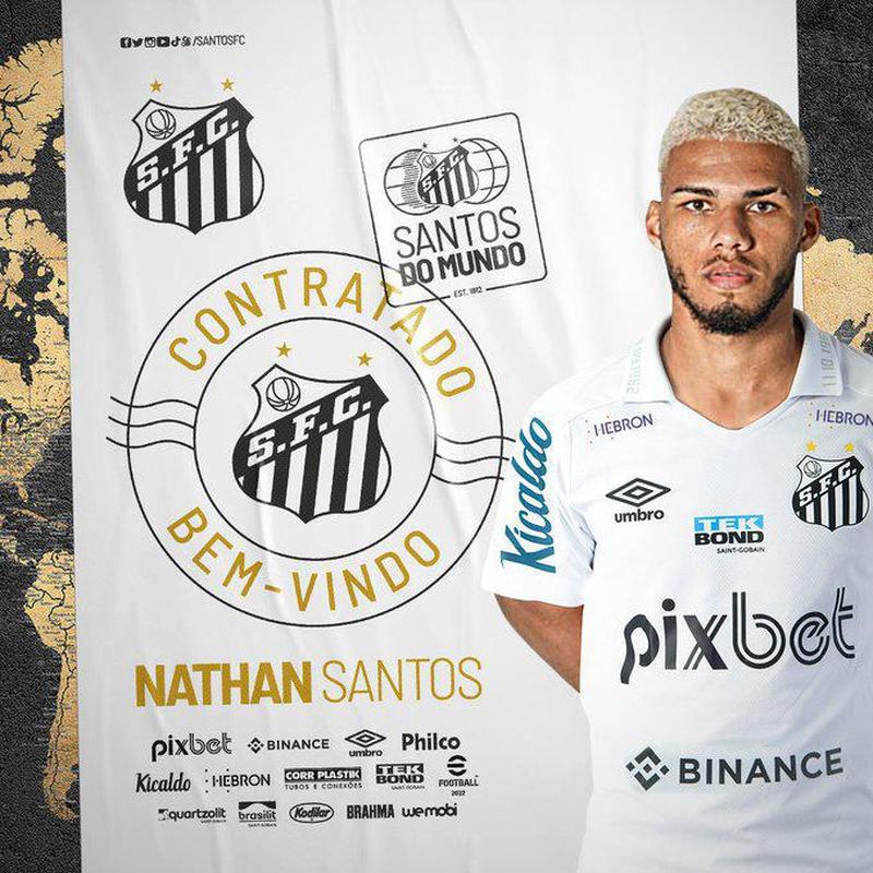 Santos contratou o lateral-direito Nathan Santos