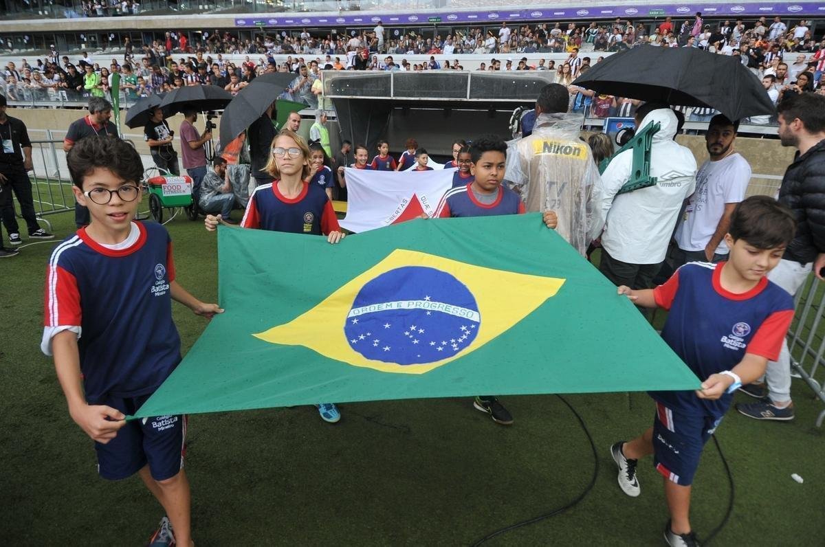 Fotos do 'Game of Dreams', jogo festivo dos Amigos do Ronaldinho contra os Amigos do Penta