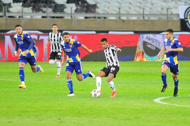 Fotos do jogo entre Atltico e Boca Juniors, no Mineiro, em Belo Horizonte, pela volta das oitavas de final da Copa Libertadores 2021