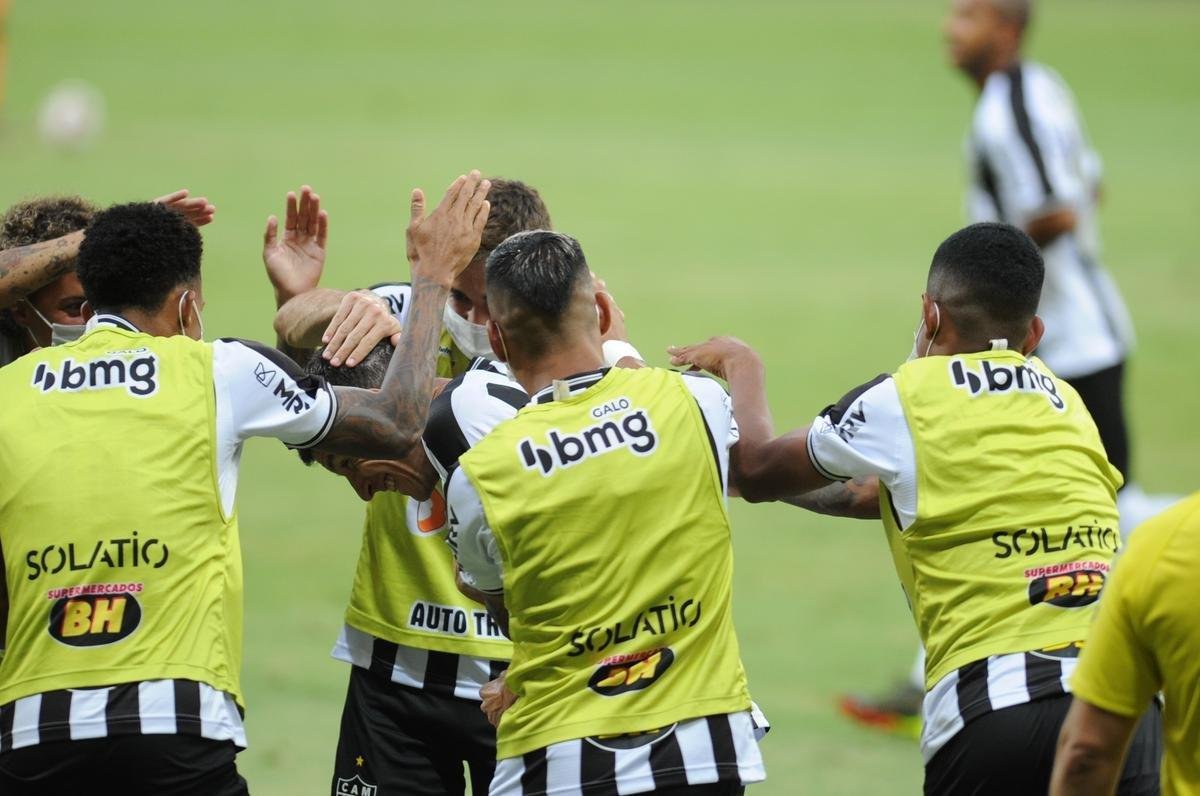 Fotos do jogo entre Atltico e Coimbra, no Mineiro, em Belo horizonte, pela quinta rodada do Campeonato Mineiro de 2021