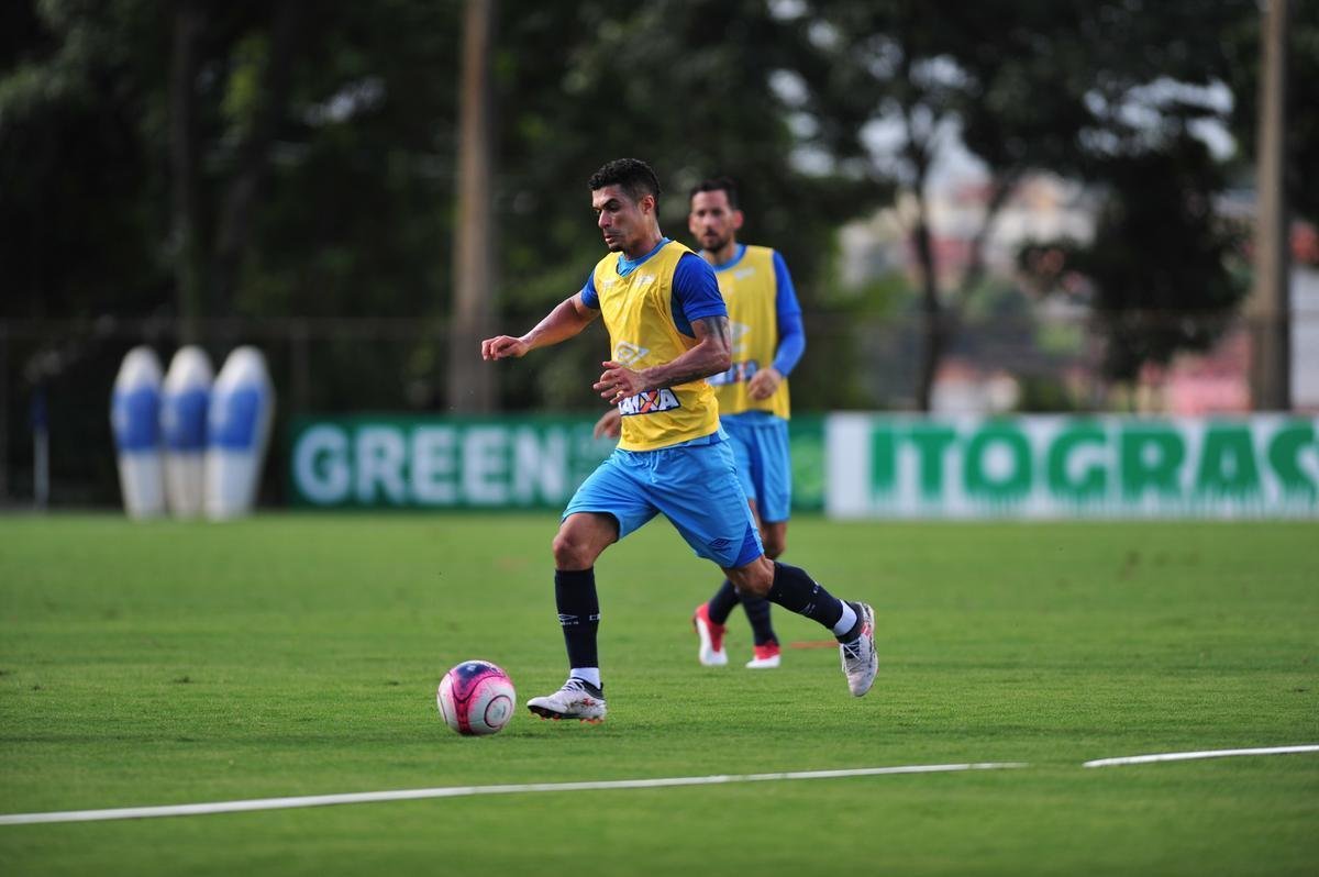 Fotos do treino do Cruzeiro desta quarta-feira (31/1), na Toca II (Ramon Lisboa/EM D.A Press)