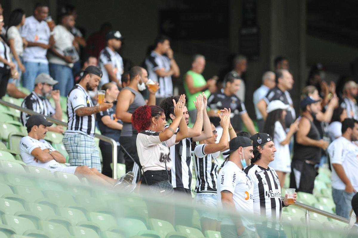 Atltico x Tombense: fotos do jogo pelo Campeonato Mineiro