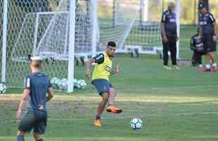 Jogadores do Atltico treinaram na tarde desta quinta-feira, dia seguinte ao empate por 0 a 0 com a Chapecoense