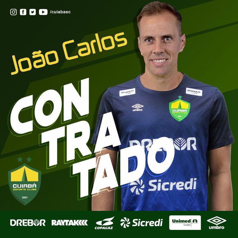 O Cuiab anunciou a contratao do goleiro Joo Carlos, que estava no CSA