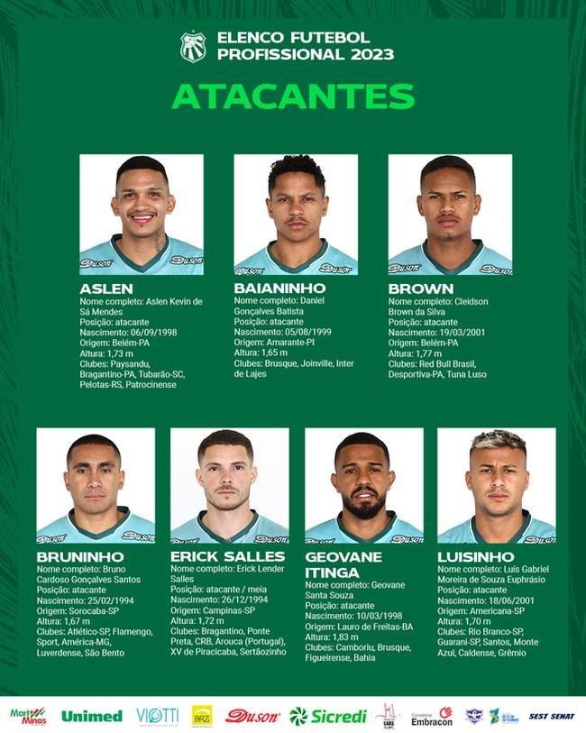 Atacantes da Caldense