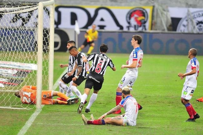 Imagens do confronto entre Atltico e Bahia, vlido pelas oitavas de final da Copa do Brasil 2021