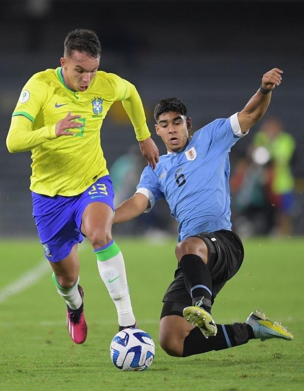 Com gols de Andrey e Pedrinho, Brasil vence Uruguai por 2 a 0 e conquista o ttulo do Sul-Americano Sub-20, na Colmbia