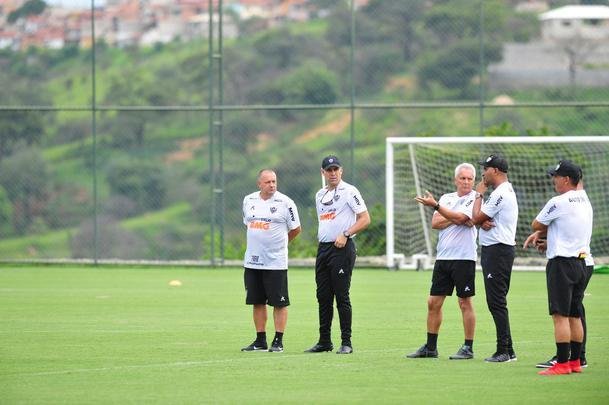 Fotos do primeiro treino do Atltico em 2020. Foi a primeira atividade comandada pelo venezuelano Rafael Dudamel