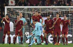 Roma 3 x 0 Barcelona: fotos da vitria histrica