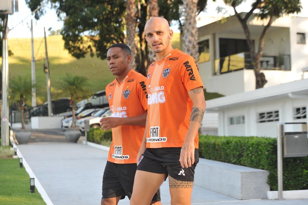 Fotos do ltimo treino do Atltico antes do jogo contra o Unin La Calera