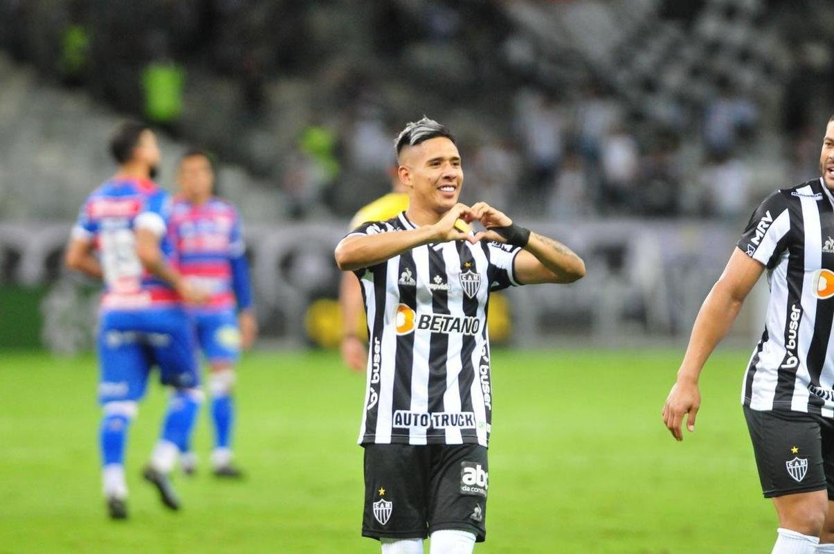 Fotos da partida entre Atltico e Fortaleza, pela ida da semifinal da Copa do Brasil, no Mineiro