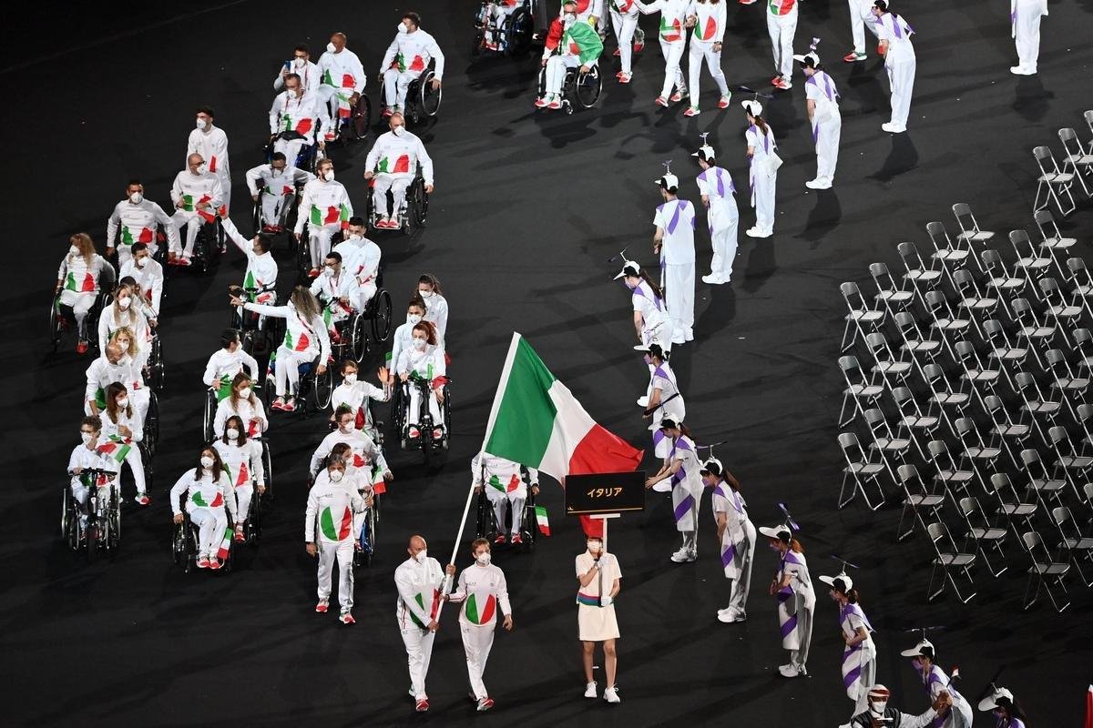 Fotos da Cerimnia de Abertura dos Jogos Paralmpicos de Tquio