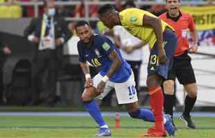 Em Barranquilla, Colmbia e Brasil ficam no empate sem gols em duelo pelas Eliminatrias da Copa do Mundo de 2022