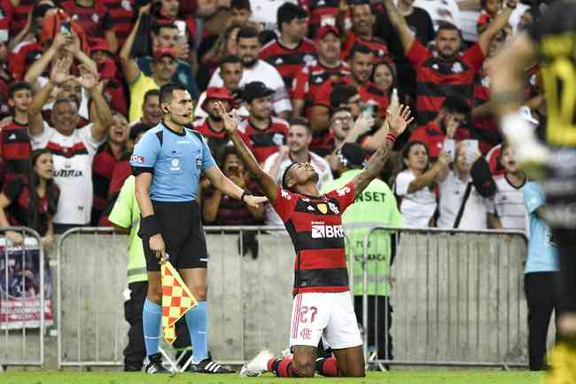 Bruno Henrique fez o seu segundo gol na temporada
