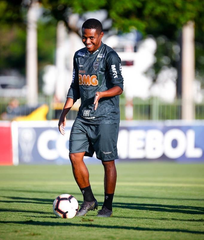 Fotos do treino do Atltico no Paraguai