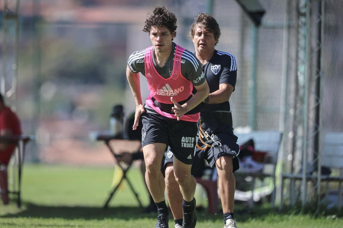 Fotos do treino do Atltico neste domingo, na Cidade do Galo