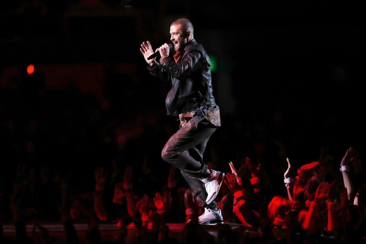 Show do intervalo do Super Bowl LII, em Minneapolis, teve apresentao de Justin Timberlake
