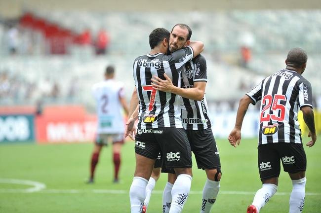 Fotos do jogo entre Atltico e Patrocinense, pelo Campeonato Mineiro