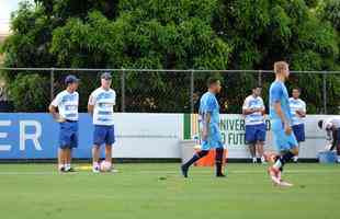 Fotos do treino do Cruzeiro desta quarta-feira (31/1), na Toca II (Ramon Lisboa/EM D.A Press)