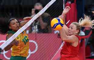 Brasil ficou com a medalha de prata no vôlei feminino