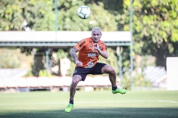 Fotos do último treino do Atlético antes do jogo com o Grêmio