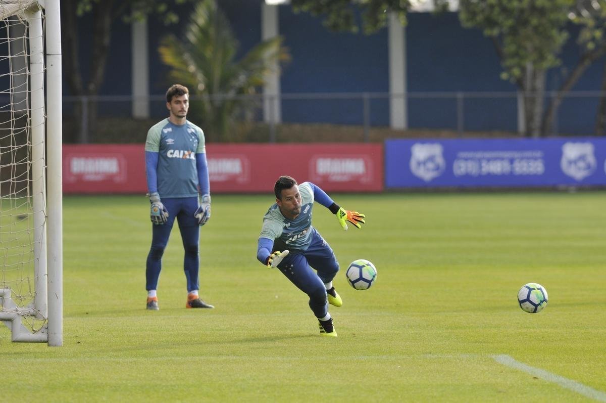 Imagens do treino do Cruzeiro desta quinta-feira, 12 de julho, na Toca da Raposa II